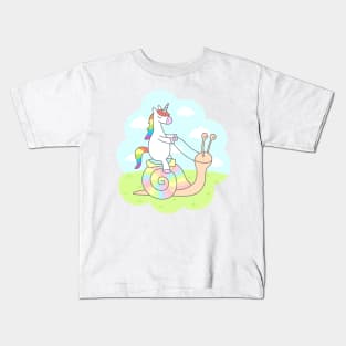 Unicorn Ride Kids T-Shirt